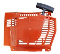 Mango de cuerda de extracción naranja, piezas de repuesto para motosierra, resistente, ligero, para un montaje fácil, distancia estándar entre orificios de 13 cm, 14 cm, accesorios para herramientas