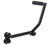 Mango de cuerda ergonómico para escardador de jardín, ángulo ajustable, para el cuidado del césped(Black)