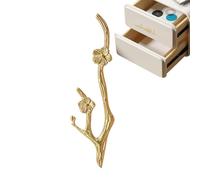 Mango de dibujo genérico, Brass Comfortable Furniture Pull,Brass Branch Gabinete Handle | Creative Drawer Handles Brrass For Dressers Cupboards Bookshelves Wardrobes Home Dormitory Hotel