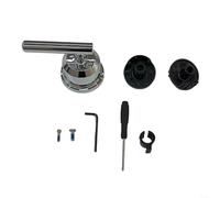 Mango de ducha cromado, repuesto compatible con kit de molduras T2901BL y cartucho 1222, actualización de accesorio de baño de aleación de zinc, fácil instalación (A)