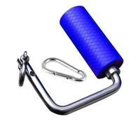Mango de ejercicio profesional para entrenamiento de fuerza, muñeca, dedo, 6 cm de diámetro, color azul