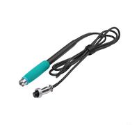 Mango de estación de soldadura de 5 pines o para JBC de 6 pines de repuesto para puntas C245 C115 compatible con herramienta de soldador eléctrico SUGON de metal 304 de acero inoxidable verde negro