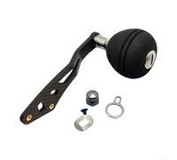 Mango de fibra de carbono de un solo brazo, perilla de EVA para carretes de cebo Daiwa Shimano, longitud total de 92,5 mm, incluye rodamientos, placa de bloqueo, tuerca, tornillo, junta (1 juego