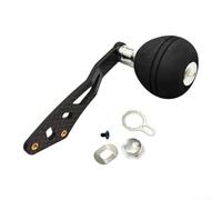 Mango de fibra de carbono de un solo brazo, perilla de EVA para carretes de cebo Daiwa Shimano, longitud total de 92,5 mm, incluye rodamientos, placa de bloqueo, tuerca, tornillo, junta (1 juego