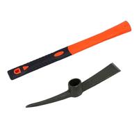 Mango de fibra multiusos para jardín, para excavar, tareas de pavimentación, camping, plantación, paisajismo, eliminación eficiente del suelo, púa Mattock