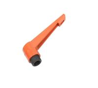 Mango de fijación ajustable, manijas de tornillo giratorias, 1 pieza M4 M5 M6 M8 M10 M12 M14 M16 Palanca de sujeción hembra Maquinaria Mango ajustable Bloqueo Perilla de rosca externa Tuerca(Orange Co