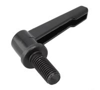 Mango de fijación ajustable para fresadora, mango de perno de bloqueo de aleación de zinc para mesa de fresado vertical Bridgeport y husillo (negro para M12)