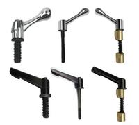 Mango de fijación ajustable para fresadora, pernos de bloqueo de mesa utilizados en equipos de soldadura y maquinaria de impresión (plata 5-16/18)