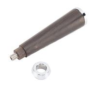 Mango de filtro de café de palisandro negro, mango de portafiltro de madera con rosca M10, reemplazo de máquina de café de superficie lisa para café, mango de madera maciza con