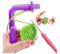 Mango de ganchillo, accesorio de costura para tejer a mano, herramienta para aguja de coser, asistente de ganchillo para principiantes.