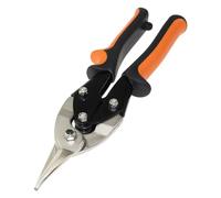Mango de goma de Metal recto, tijeras de corte de aviación de 25cm/10 pulgadas, corte recto, tijeras de corte de estaño regulares
