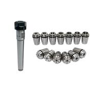 Mango de herramienta cónica Morse MT1 MT2 MT3 MTA MTB ER11 + Pinza de resorte ER11 1/2/3/4/5/6/7/8 1/8 1/4MM herramientas de torno de fresado de mandril(MTA2-ER11,ER11-8pcs)