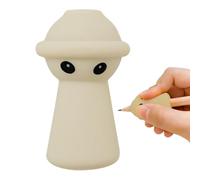 Mango de lápiz para niños - Cojín de silicona, diseño ergonómico, bonito estilo alien, tacto suave | Herramienta de soporte de escritura para entrenamiento de la mano, ayuda para principiantes