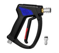 Mango de lavadora a presión a prueba de golpes de 14 pulgadas con ajuste M22 de 14 mm y conector de 3/8 pulgadas para resultados de limpieza fiables (negro 3/8)