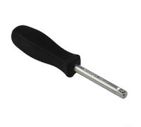 Mango de llave de vaso con unidad cuadrada de 1/4 pulgadas y agujero inferior de 6,3 mm para llave de trinquete y montaje de varilla pequeña