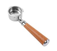 Mango De Madera 51/54/58mm, Compatible Con Delonghi/Barsetto/Berivlle/Lamarzocco/Welhome/Flair58/ECM/Lelit/wega, Portafiltro Sin Fondo.(51MM 3Ears Gulisso)