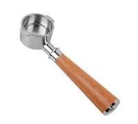 Mango De Madera 51/54/58mm, Compatible Con Delonghi/Barsetto/Berivlle/Lamarzocco/Welhome/Flair58/ECM/Lelit/wega, Portafiltro Sin Fondo.(2 Ears Delonghi)