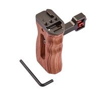 Mango de madera ajustable para jaula de cámara, agarre lateral izquierdo y derecho, tornillo de 1 4 pulgadas, llave de zapata fría compatible con video SmallRig