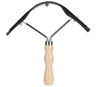 Mango de madera de sudor de sudor de caballos Herramientas de preparación de caballos sin deslizamiento Suministros de granja diseño ergonómico para caballos burros de ganado