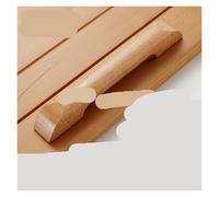Mango de Madera Maciza 1 tirador de madera maciza for armario, pomos for cocina, cajón, cómoda, tiradores puerta, herrajes for muebles(Color 24)