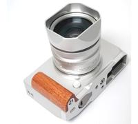 Mango de madera para Arca-Swiss de liberación rápida, agarre de cámara con base de metal ligero con cabezal de bola de 5 secciones, estabilizador portátil de vlog