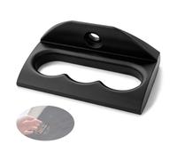 Mango de maletero para Fiat 500e y para Abarth 595 695, mango interior de portón trasero de plástico negro, ayuda para el cierre del portón trasero, montaje en el borde interior del maletero