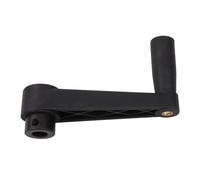 Mango de manivela de agujero redondo,Para generador,Tamaño de 8 mm, 10 mm, 12 mm, 16 mm, para máquina de fresado de torno, equipo mecánico gris (12 mm)