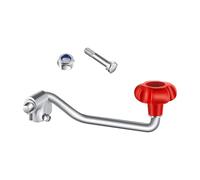 Mango de manivela universal resistente a la corrosión de repuesto de acero al carbono y plástico para una fácil instalación. Mango de manivela para gato hidráulico de acero al carbono