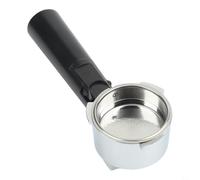 Mango de máquina de café, 51 mm para Dongling de aleación de aluminio de tres orejas, portafiltro sin fondo, mango de repuesto para máquina espresso para barista