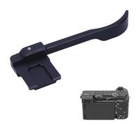 Mango de metal para pulgar compatible con cámara Sony A6700, botón de pulgar con tapa de montaje de zapata caliente, extensión de mango de dedo