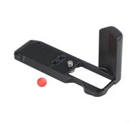 Mango de metal y silicona en forma de L con liberación rápida para Fujifilm XM5, ideal para fotografías dinámicas (negro)