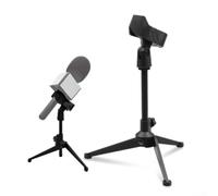 Mango de micrófono inalámbrico para empuñadura para micrófono DJI para Rode Go Black Wireless (soporte)
