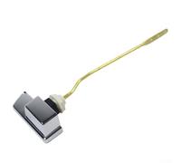 Mango de palanca de viaje para tanque de inodoro de montaje lateral cromado, pieza de repuesto para accesorios de baño con construcción de latón para tanques de inodoro de montaje lateral, diseño