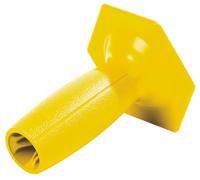 Mango de paragolpes amarillo para pasadores y tijeras de albañil - Protección anti-Falous Golpe Ergonómico - Accesorio de herramientas de albañilería - Leborgne