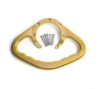 Mango de pasajero para tanque de combustible de motocicleta Honda para CBR600RR 2003 2008 y CBR900RR 1995 1999 con aleación de aluminio CNC y diseño estable (dorado)