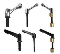 Mango de perno de bloqueo de mesa de fresador vertical Bridgeport, mango de fijación ajustable para fresadoras, compatible con varios cabezales de corte y piezas de banco de trabajo (negro 5-16/18)