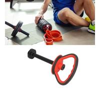 Mango de pesa rusa ajustable SustVita con agarre de goma antideslizante para entrenamientos de gimnasio en casa, convierte placas de pesas de 1/2 pulgada, cargable hasta 100 libras