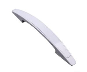 Mango de plástico ABS de 250 mm para puertas de refrigerador, armarios y cajones frontales con estética limpia y moderna (blanco)