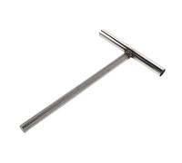 Mango de Prensa de Miel Manual de Acero Inoxidable Tornillo Espiral y T | Diseñado para Apicultores Profesionales, Resistente Corrosión, Uso en Operaciones Apícolas Comerciales y Extractores