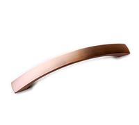 Mango de puente de cobre envejecido cepillado de 160 mm para armarios de cocina | Dormitorio | Baño