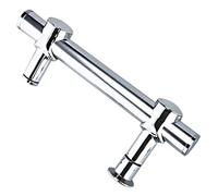 Mango de puerta de ducha de vidrio de vidrio de aluminio de 9.8 pulgadas ajustable, barra de puertas de de ducha anti corrosión a prueba de óxido para el hogar, baños de hotel y spa