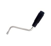 Mango de repuesto de acero inoxidable a prueba de óxido para pastas de manivela manual, diseño de instalación de liberación de pastas resistente al óxido, mango manual de manivela