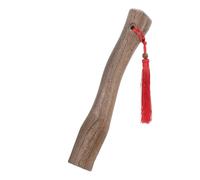 Mango de Repuesto de Madera Carbonizada Café Exterior | Agarre Cómodo y Orificio para Cordón, Acabado Rústico, para Leña, Carpintería y Uso al Aire