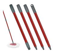 Mango de Repuesto Mop, 4 Secciones compatibles con Vileda Spin Mop, Recargas Giratorias y Escobas Stick para la Limpieza de Suelos