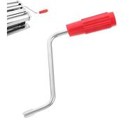 Mango de Repuesto para Máquina de Pasta - Manivela Metálica Recambiable, Accesorio para Hacer Fideos Caseros, Compatibilidad Universal con Rodillos de Pastas (Rojo)