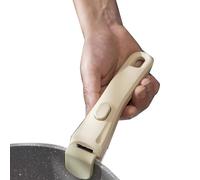 Mango de sartén desmontable, mango de repuesto resistente para utensilios de cocina, agarre portátil para utensilios de cocina, olla desmontable, agarre ergonómico para ollas, sartenes