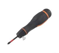 Mango de sierra alternante antideslizante resistente, con reemplazo rápido de hoja y almacenamiento de puntas de destornillador integrado para mejoras versátiles del hogar (B)