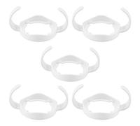 Mango de Silicona para Biberón, 5 Piezas Juego de repuesto para mango de biberón, Asas Antideslizantes Para Vasos De Bebé Manija grado alimenticio Plástica Estándarde Agarre Fácil, para biberon avent