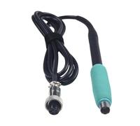 Mango de soldador de 120 W para estación de soldadura C210 T210, para aire de 5 pines y 6 pines para puntas JBC, verde para + negro, 1 unidad (para JBC 6PIN)