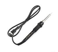 Mango de soldador para estaciones de soldadura 936 936A 937D 852 852D, punta resistente a altas temperaturas de 50 W con metal y gel de sílice, negro